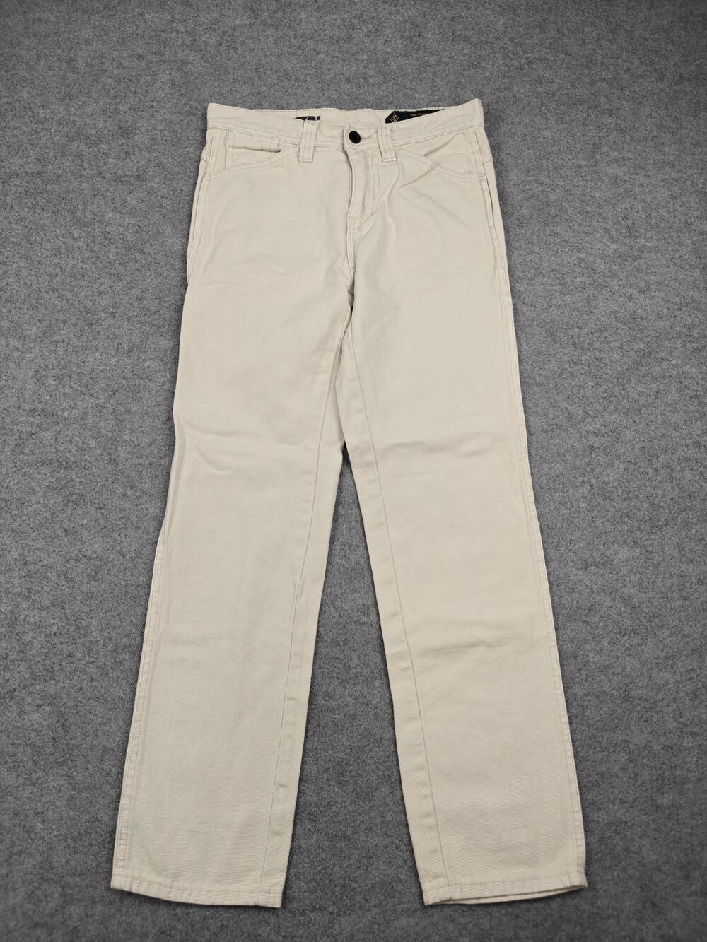 Roark Jeans Mens 30x30 White Straight Relaxed HWY 190 Denim Cotton Pockets